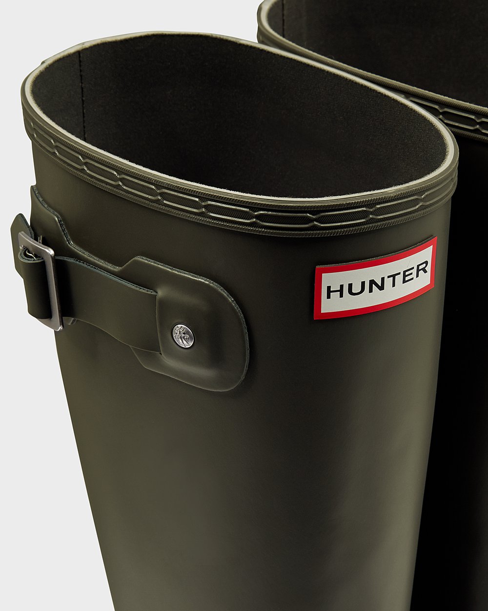 Men Hunter Original | Tall Rain Boots Dark Olive | NZ-13764-JRHT